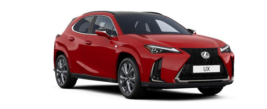 UX F-Sport Red / Tetto nero, frame 3