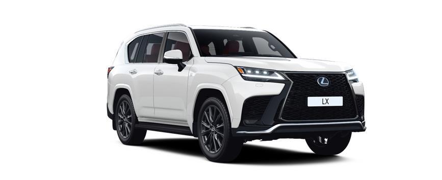 LX F Sport Белый металлик F Sport, frame 3