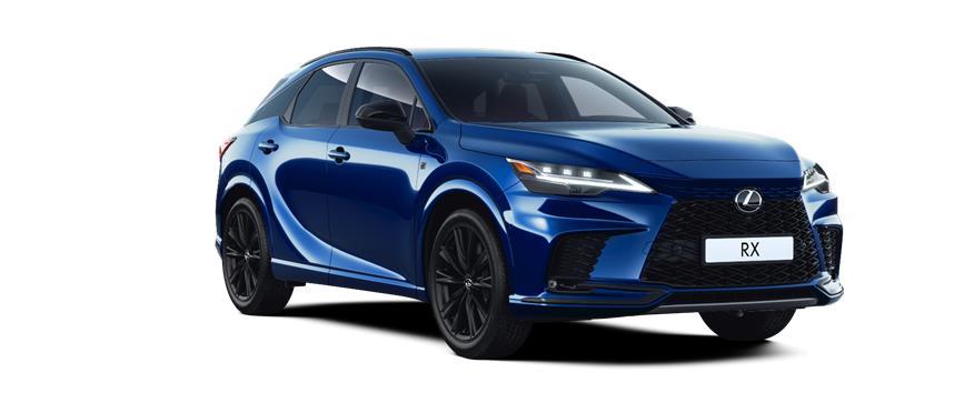 RX F SPORT+. Blue, frame 3