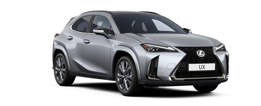 UX F SPORT Line Sonic Platinum metallic - black roof (2ZH), frame 3